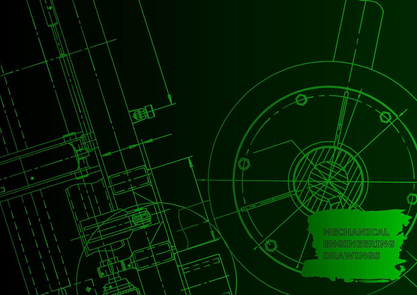 Mechanical instrument making. Technical abstract background vector