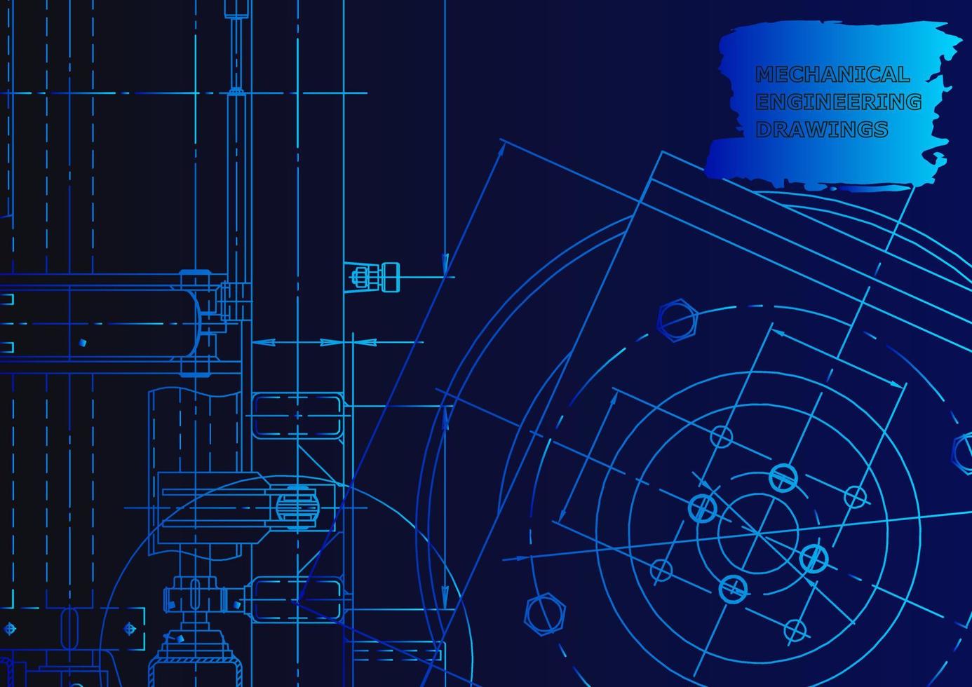 Cover, flyer, banner. Vector engineering illustration 3851177 Vector Art at Vecteezy