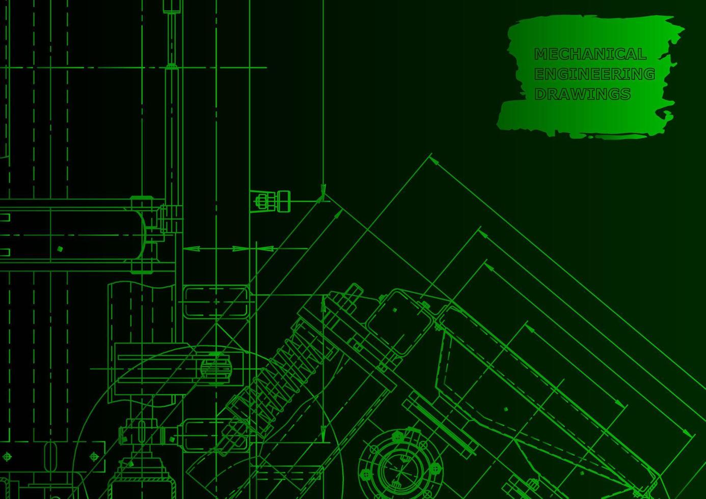 Computer aided design systems. Technical illustrations, background vector