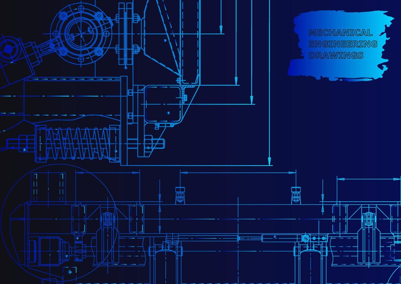 portada, volante, pancarta. ilustración de ingeniería vectorial vector