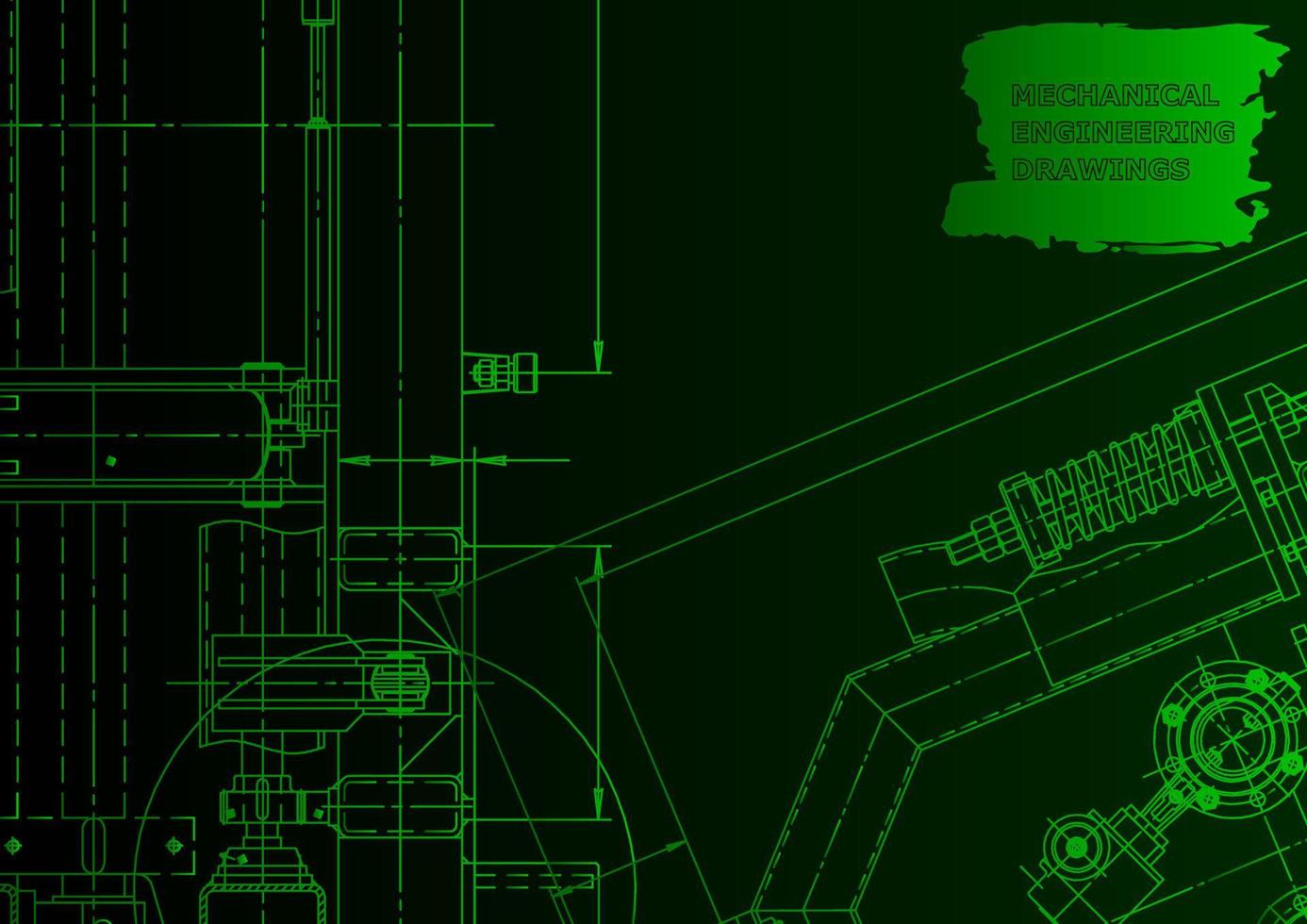 Computer aided design systems. Technical illustrations, background vector