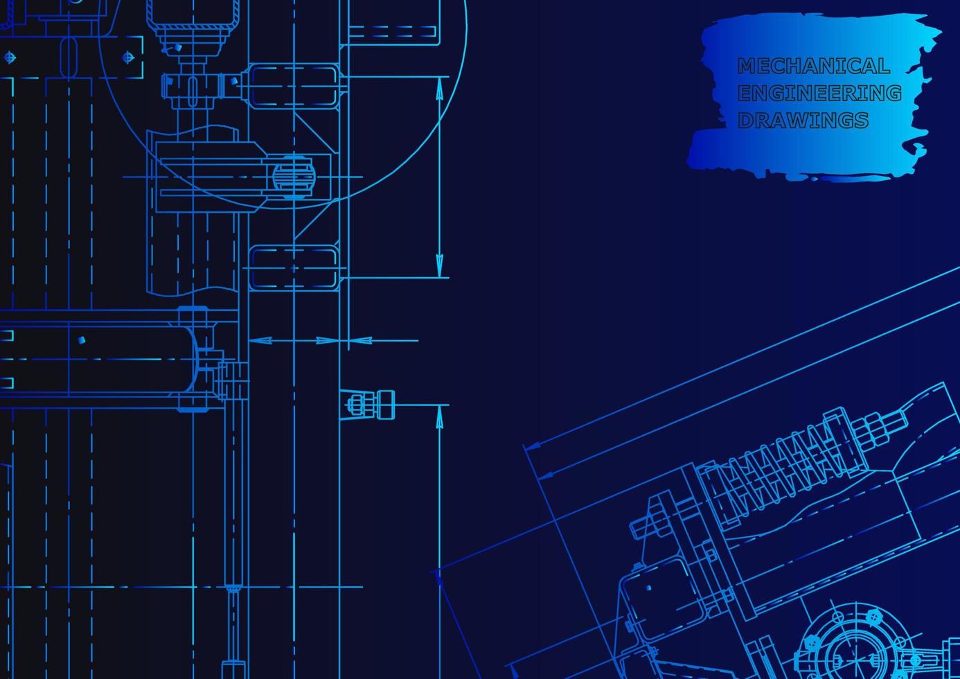 portada, volante, pancarta. ilustración de ingeniería vectorial vector