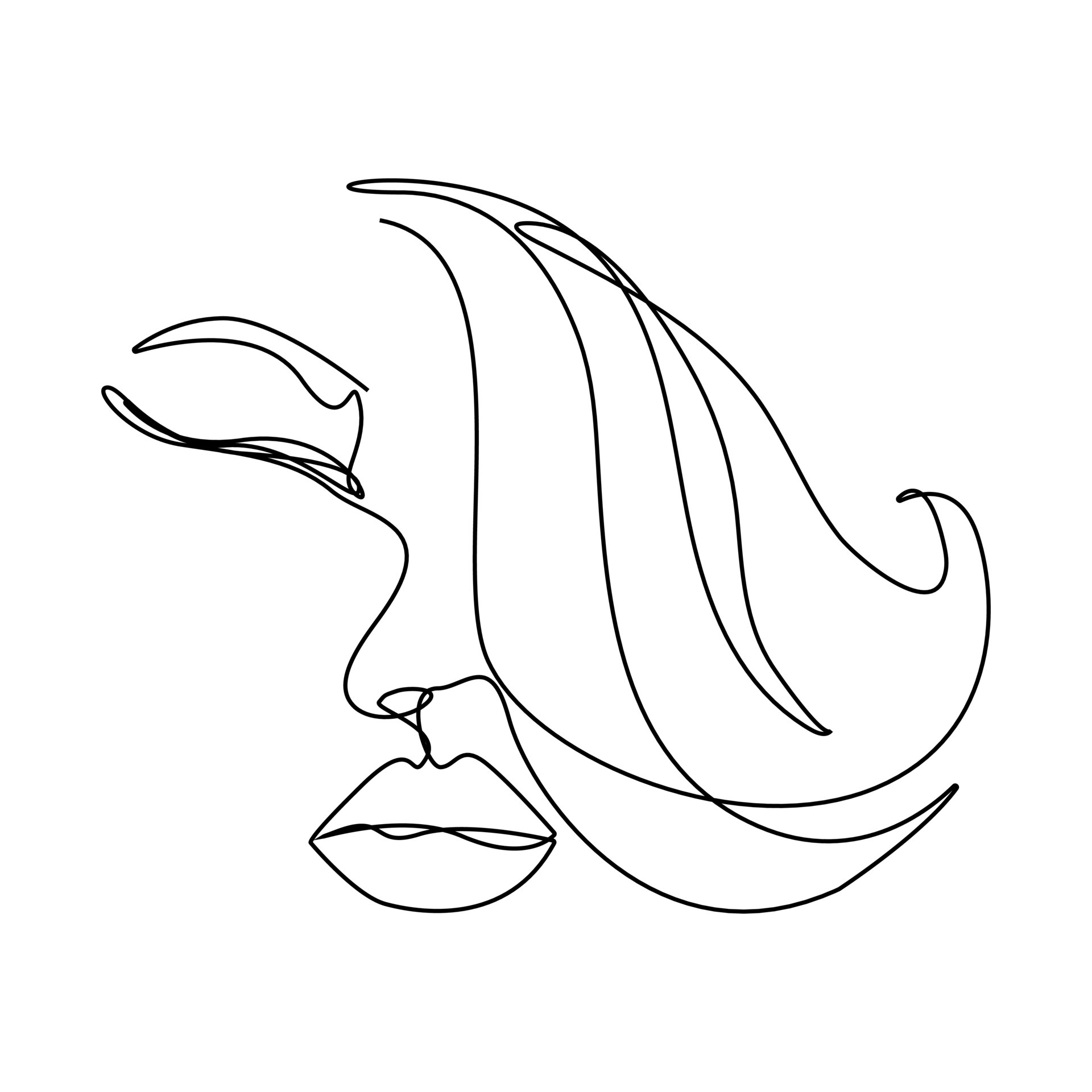 Continuous Line Beautiful Girl Silhouette Hair Salon Logo Stock Vector Vector Art At Vecteezy Continuous Line Beautiful Girl Silhouette Hair Salon Logo Stock Vector Vector Art At Vecteezy