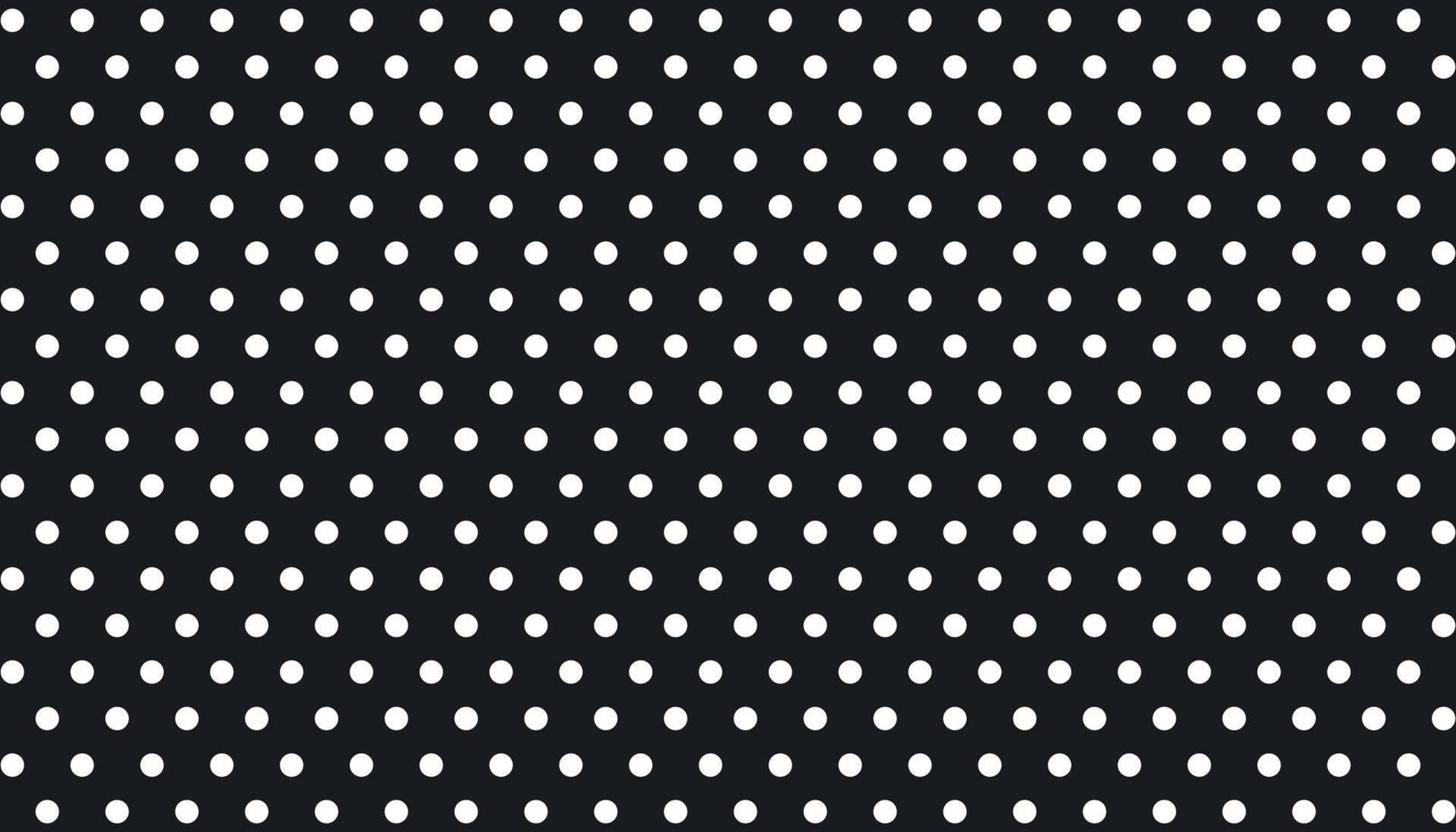 black polka dots seamless pattern retro stylish background vector