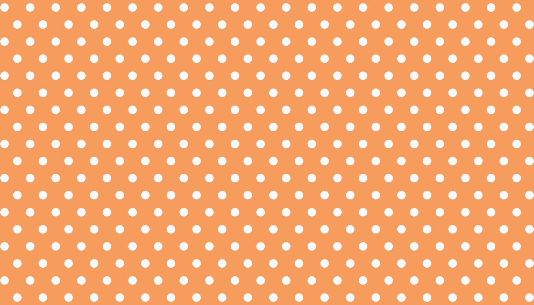 orange polka dots seamless pattern retro stylish background vector