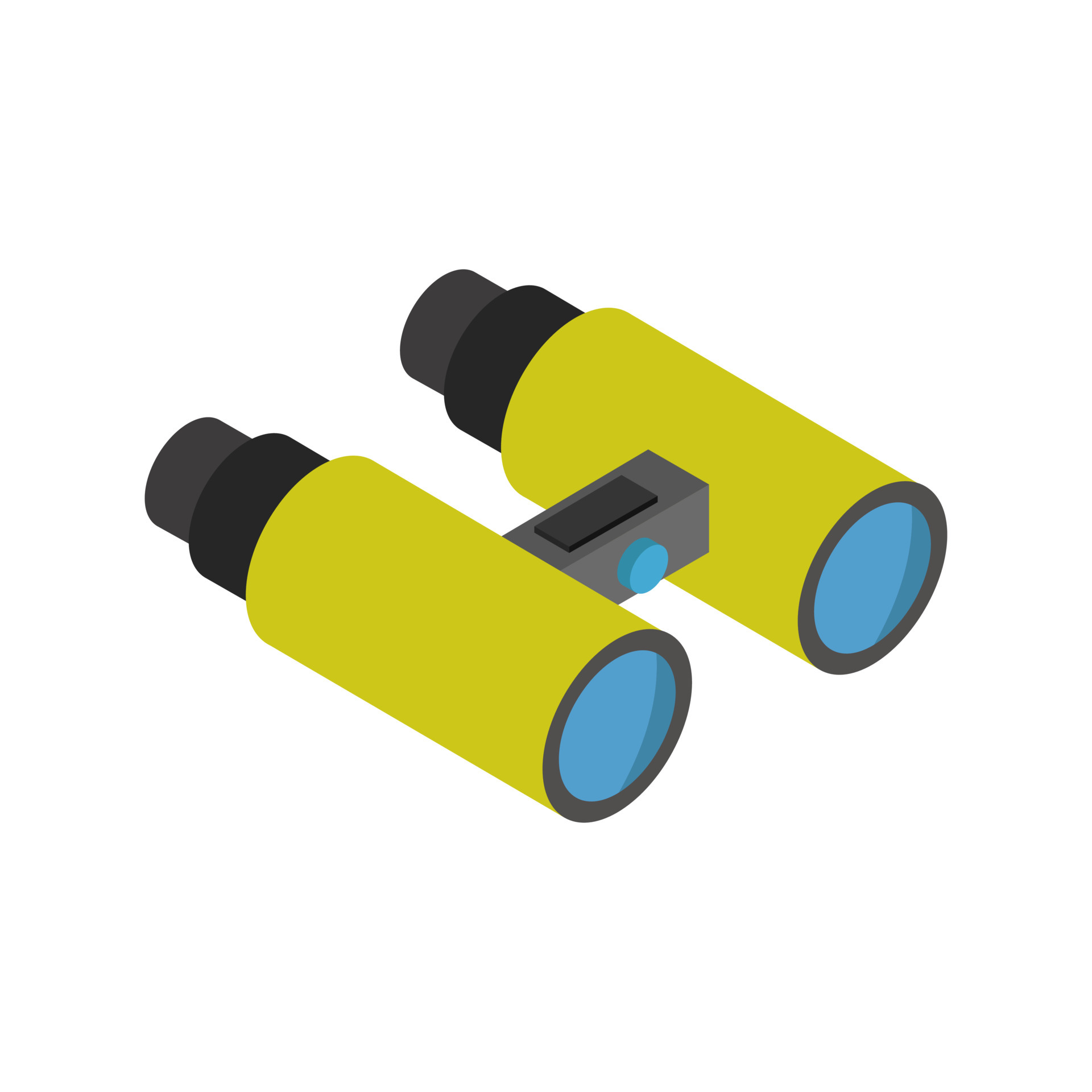 Binoculars illustrated on a white background 3852793 Vector Art at Vecteezy