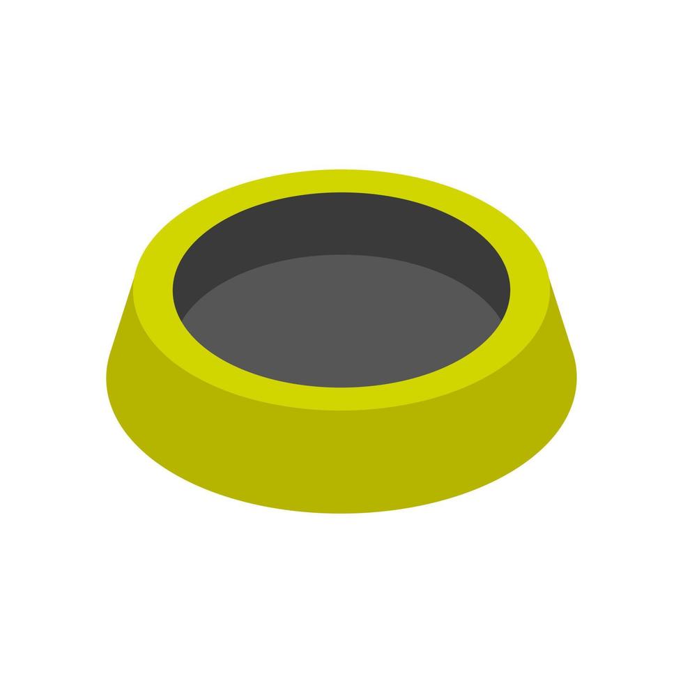 Isometric dog bowl on a white background vector