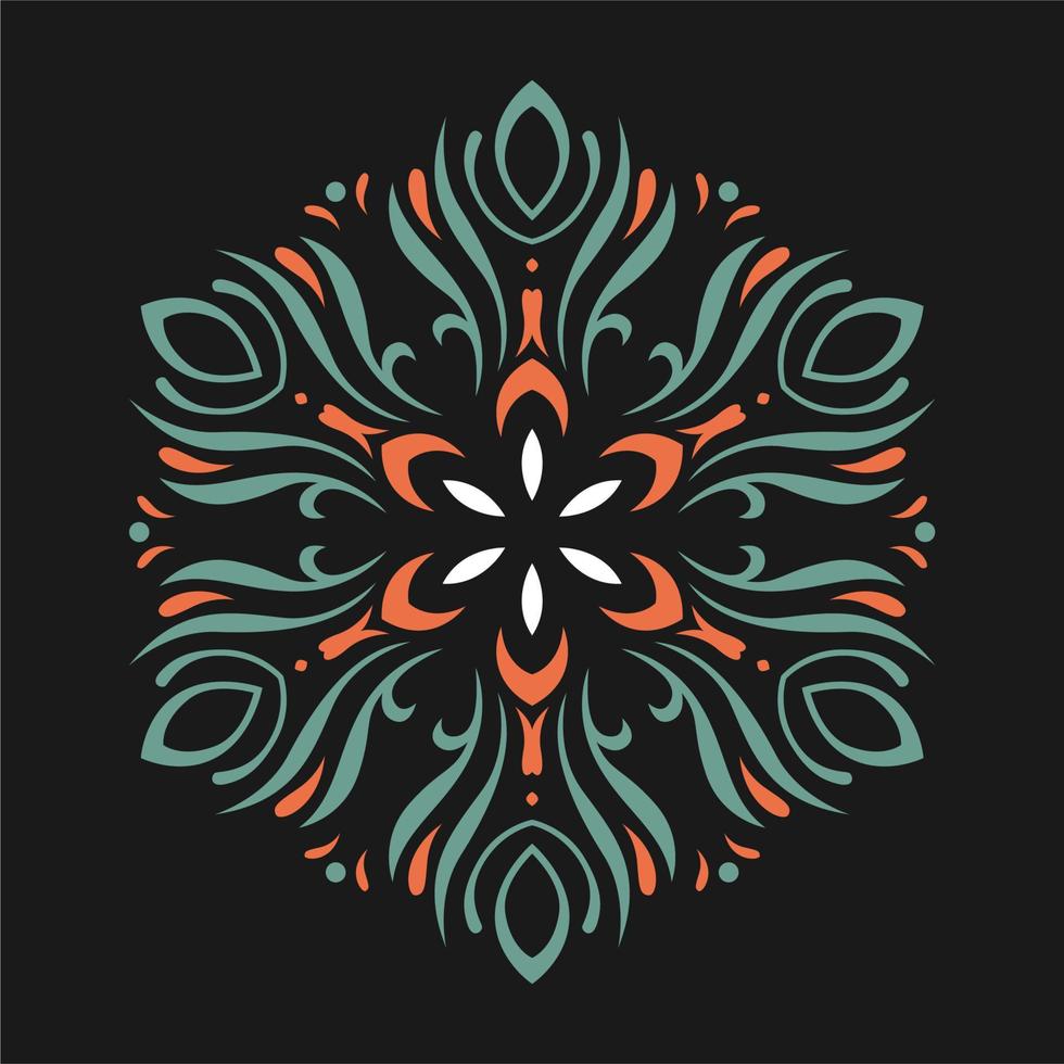 Modern vector mandala art design with a beautiful mix of colors, suitable for all advertising design needs, both for business card designs, banners, brochures and others. EPS format files