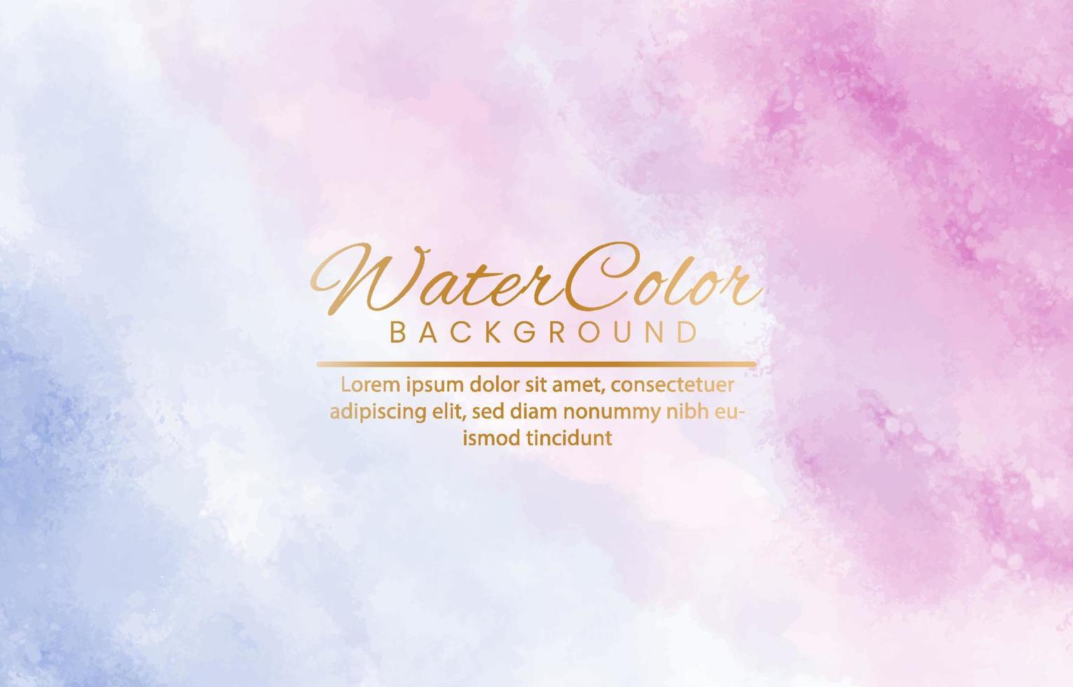 Abstract colorful watercolor for background. vector