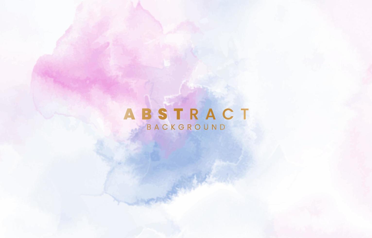 Abstract colorful watercolor for background. vector