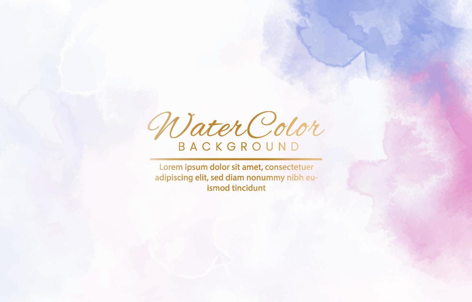 Abstract colorful watercolor for background. vector