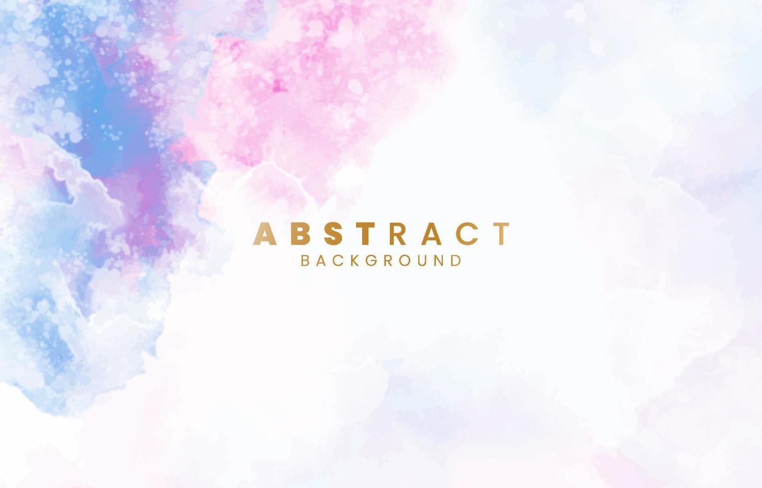 Abstract colorful watercolor for background. vector