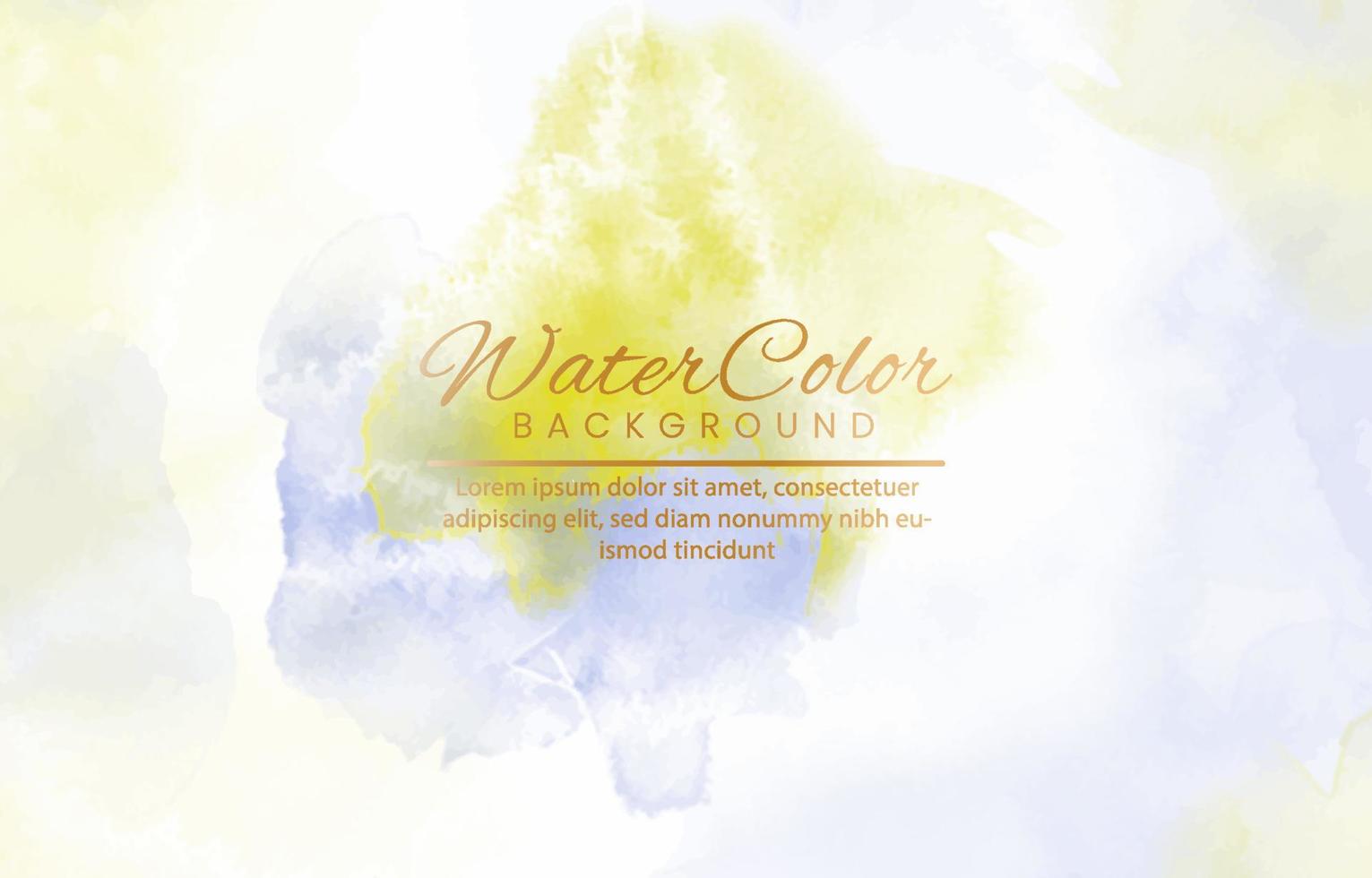 Abstract colorful watercolor for background. vector