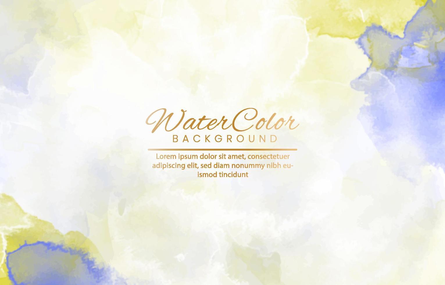 Abstract colorful watercolor for background. vector