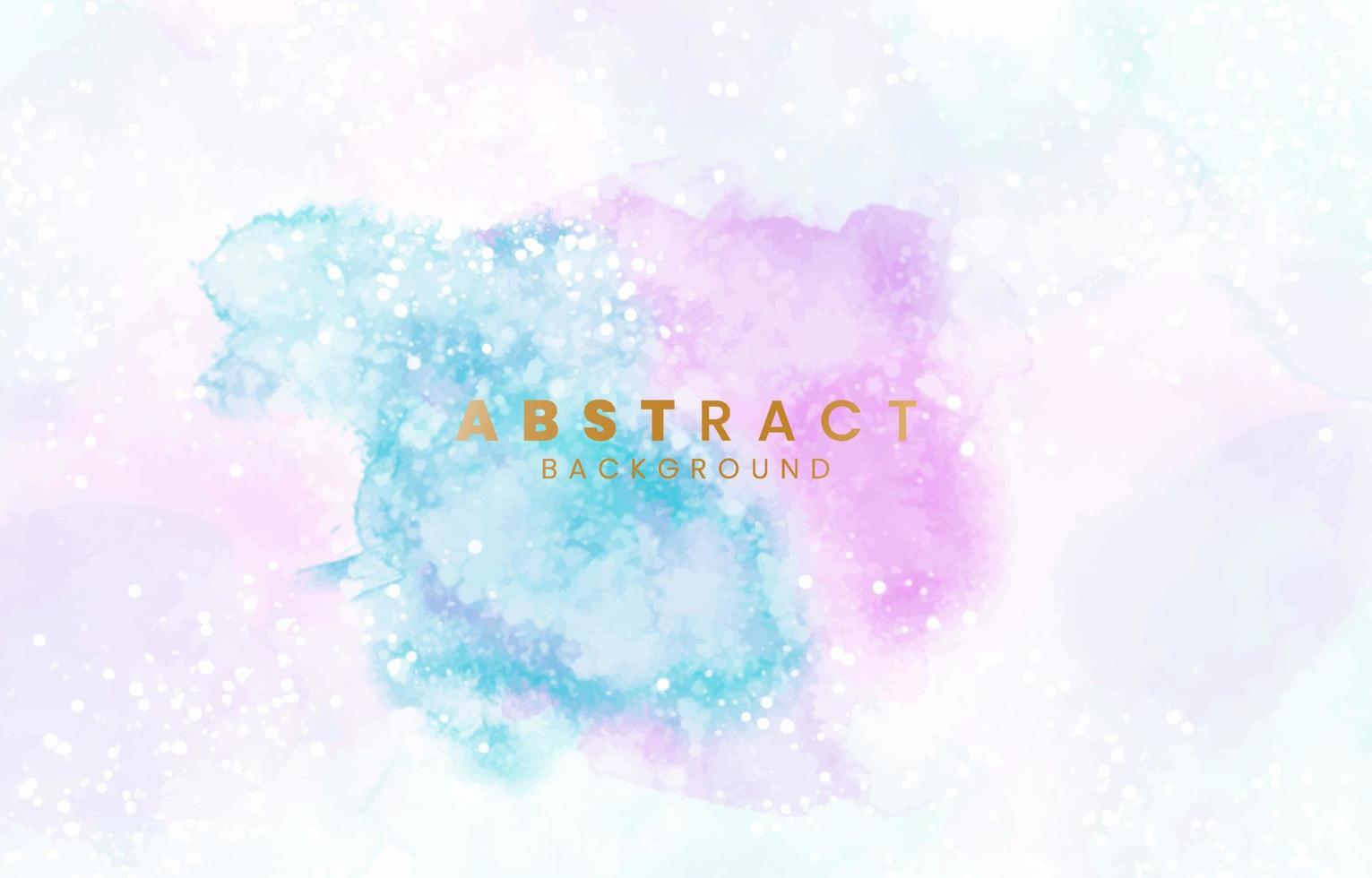 Abstract colorful watercolor for background. vector