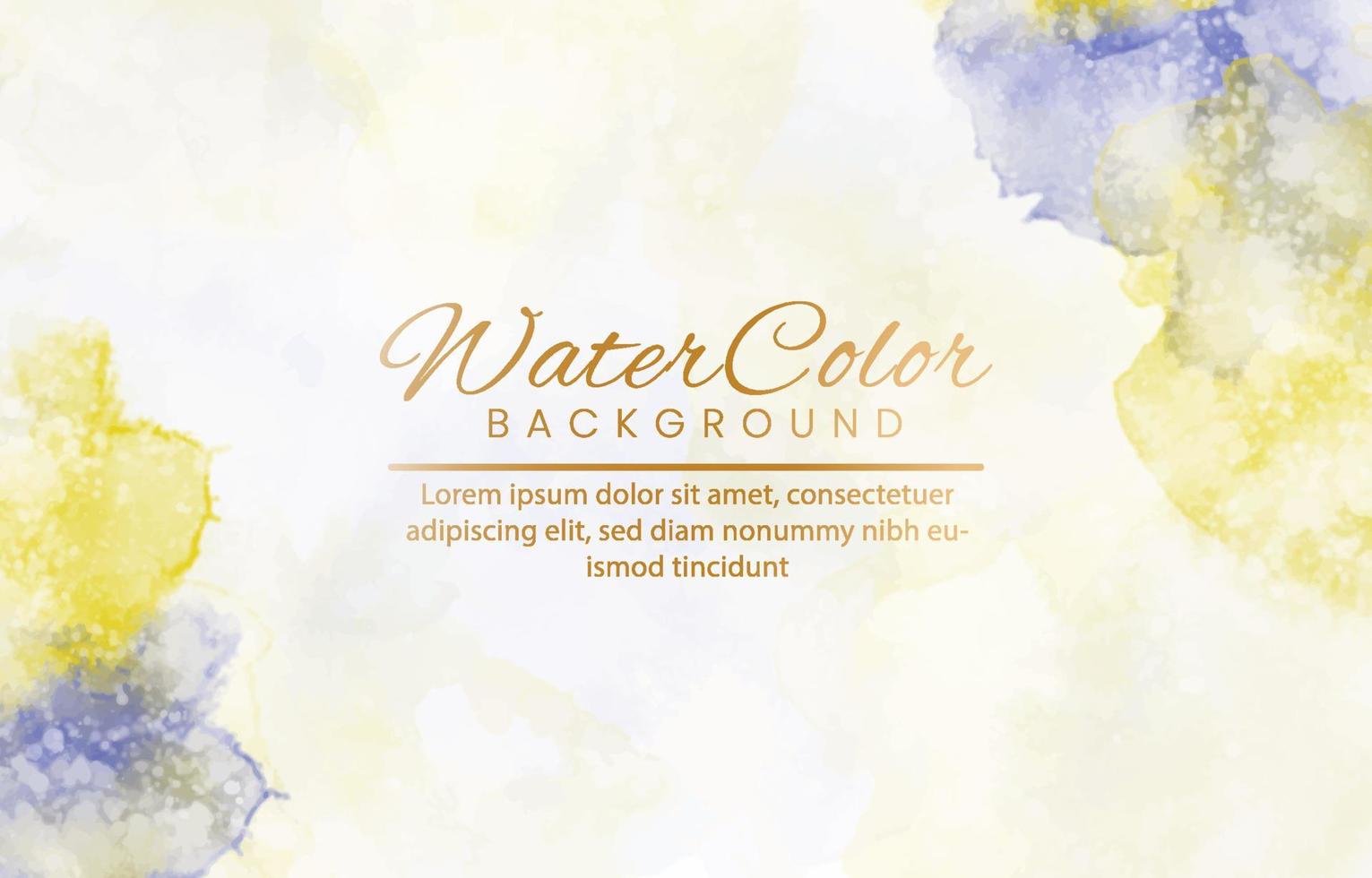 Abstract colorful watercolor for background. vector