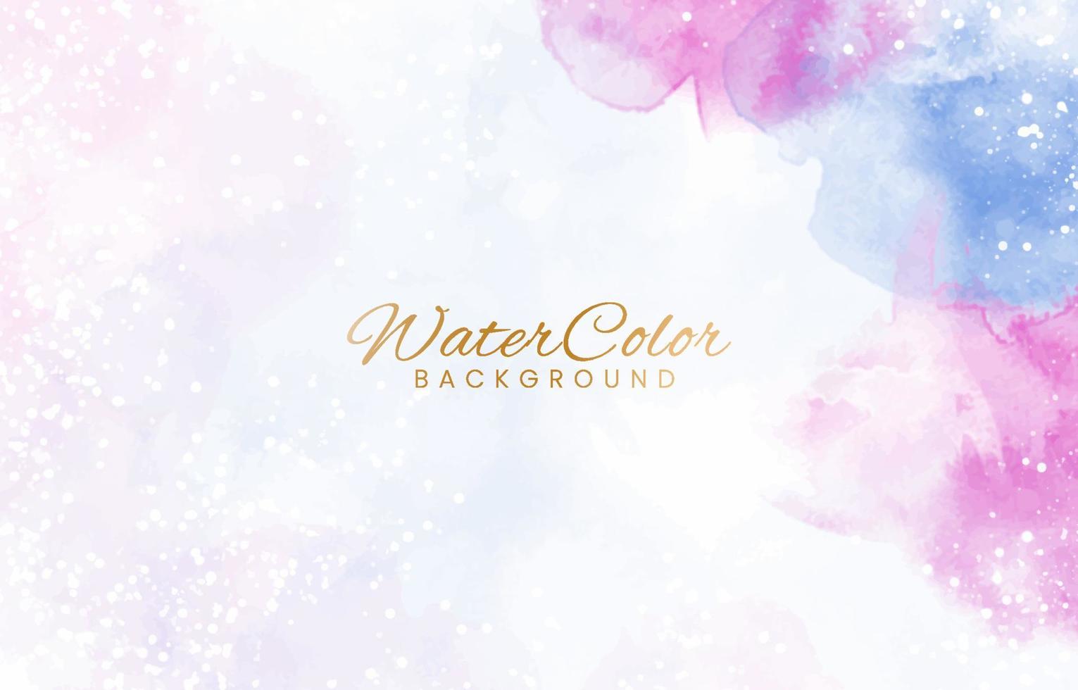 Abstract colorful watercolor for background. vector