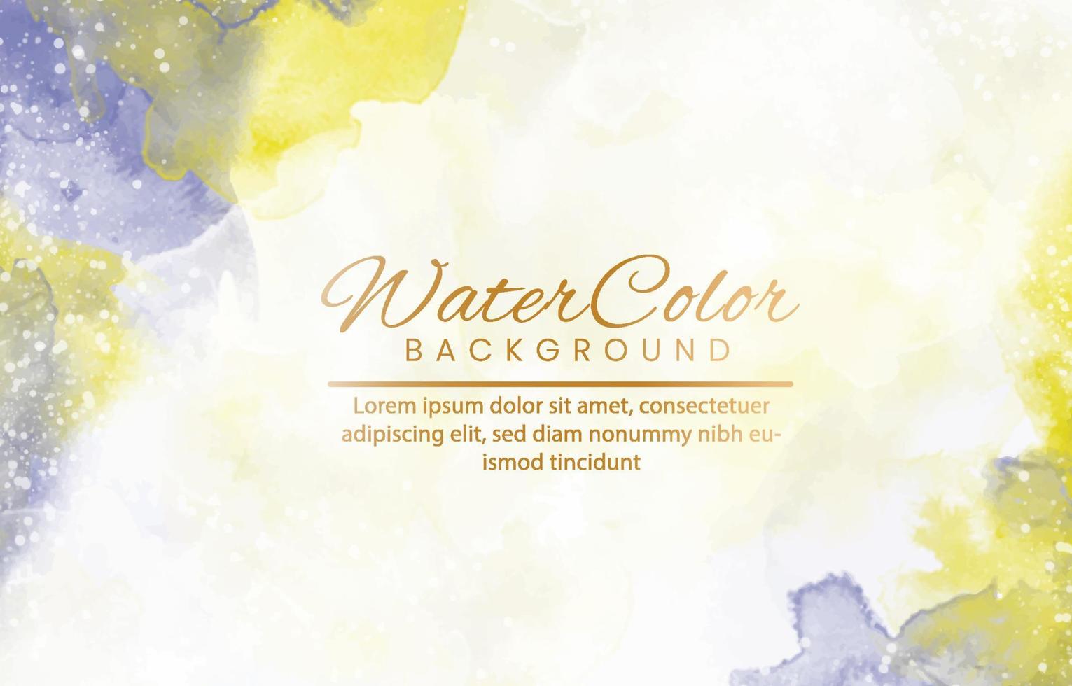 Abstract colorful watercolor for background. vector