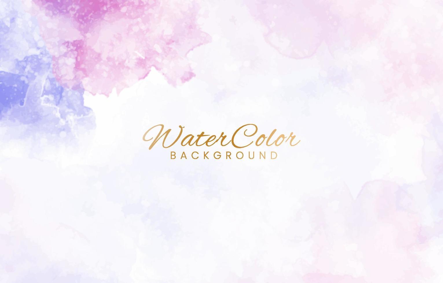 Abstract colorful watercolor for background. vector