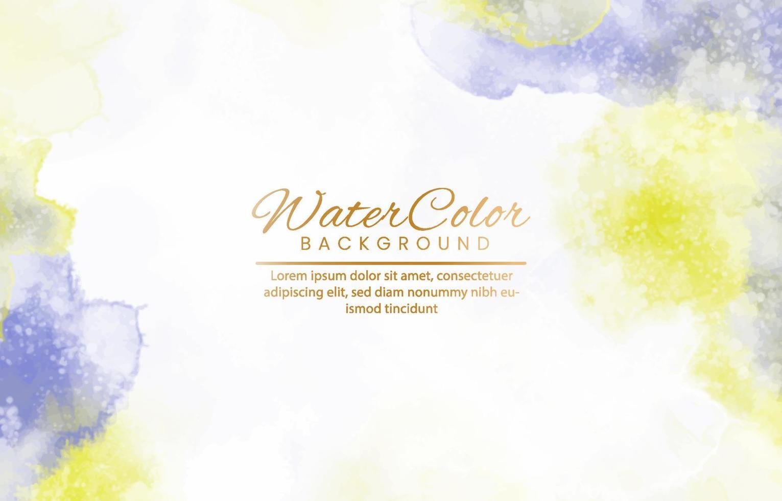 Abstract colorful watercolor for background. vector