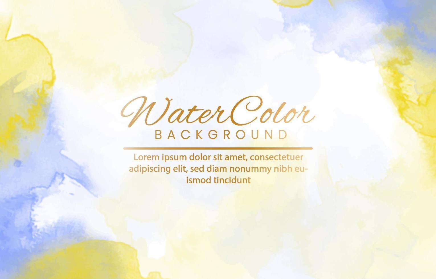 Abstract colorful watercolor for background. vector