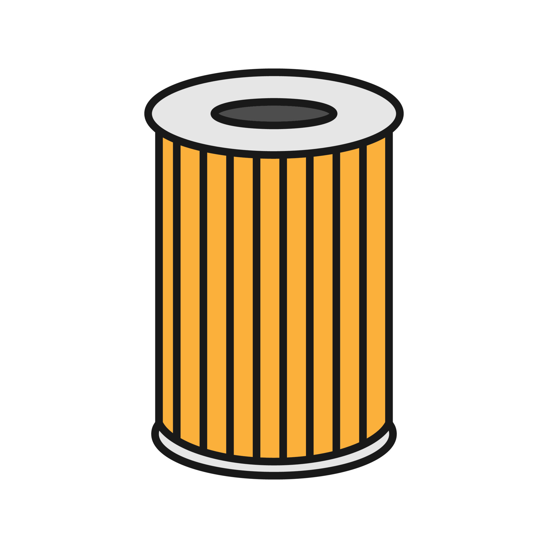 Car air filter color icon. Isolated vector illustrations 3855128 Vector