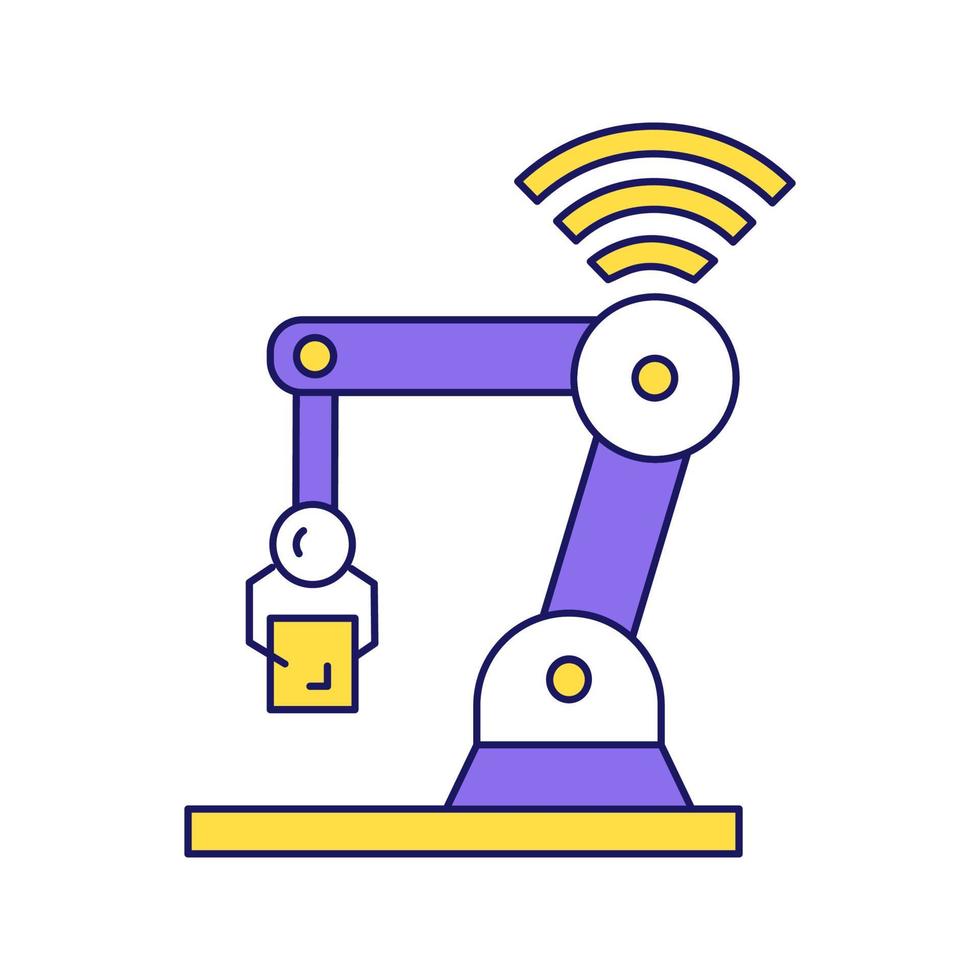 IoT robot color icon 3855201 Vector Art at Vecteezy