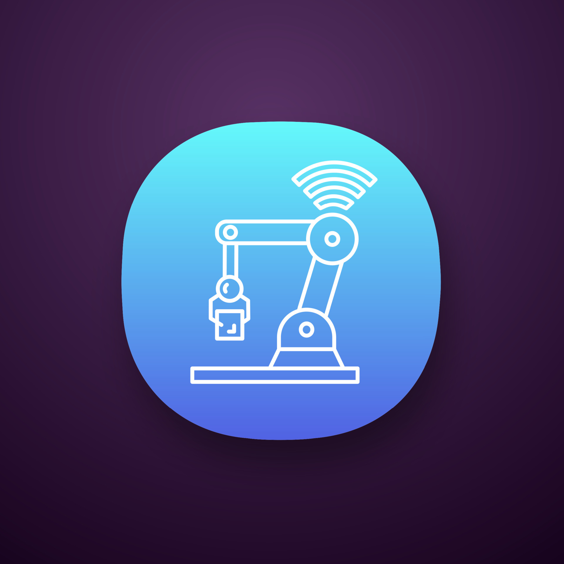 IoT robot app icon 3855502 Vector Art at Vecteezy