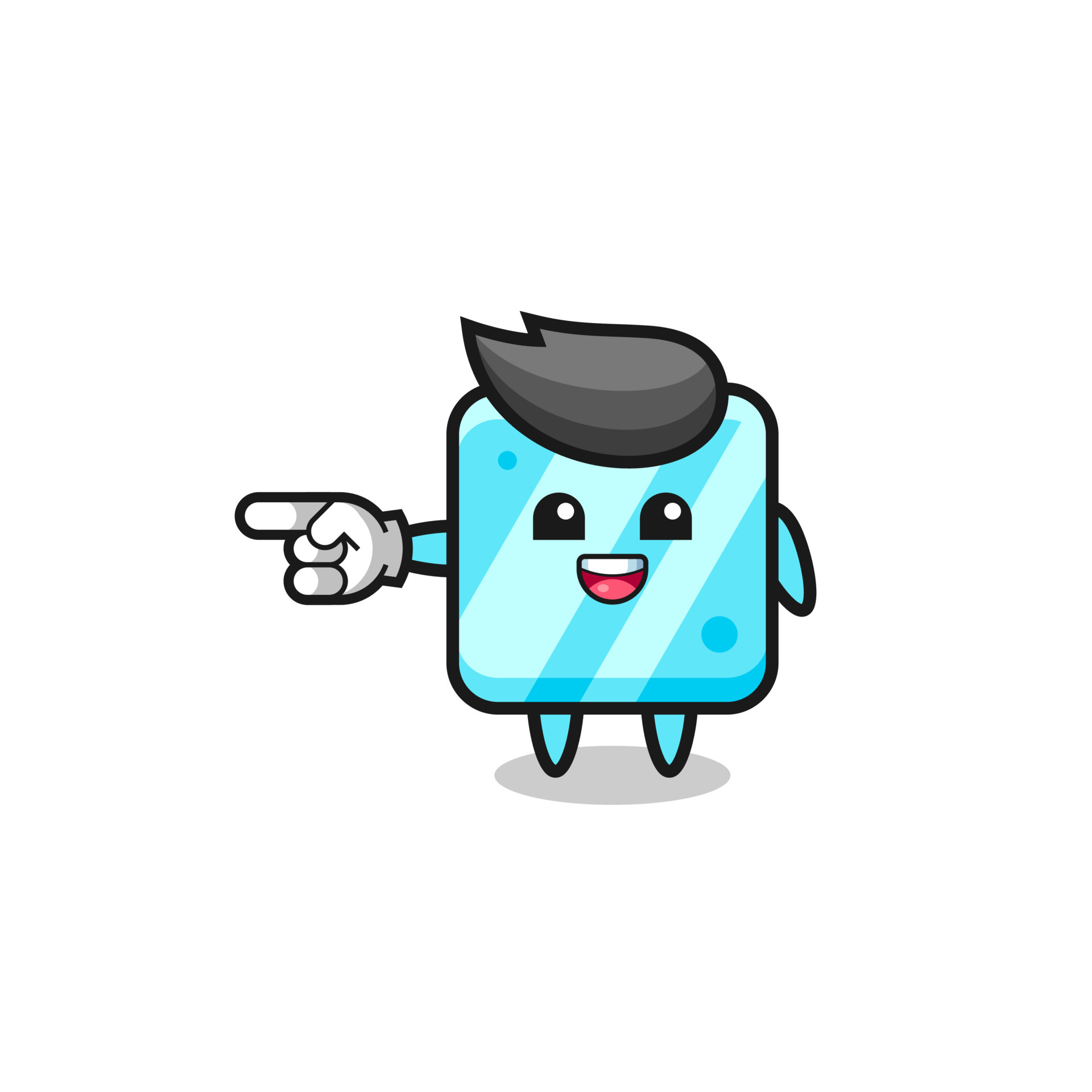 ice cube cartoon with pointing left gesture 3856012 Vector Art at Vecteezy ice cube cartoon with pointing left gesture 3856012 Vector Art at Vecteezy