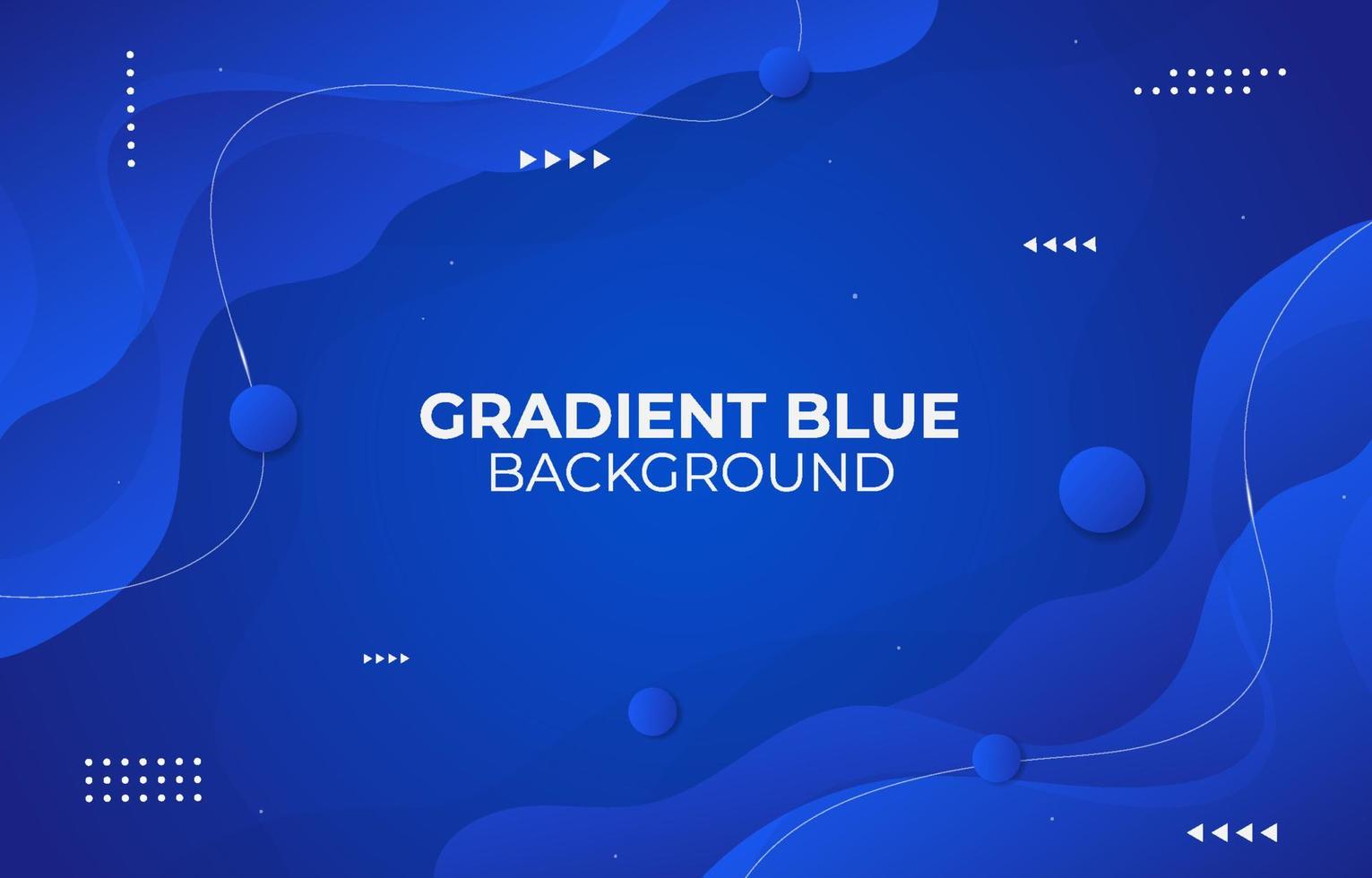 Fluid Background  Gradient Blue Abstract vector