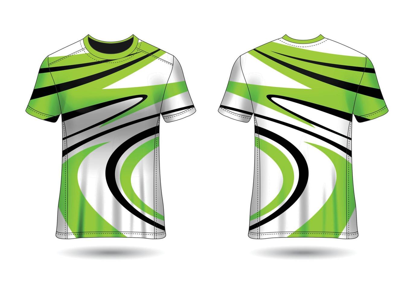 Plantilla de camiseta deportiva para vector de uniformes de equipo