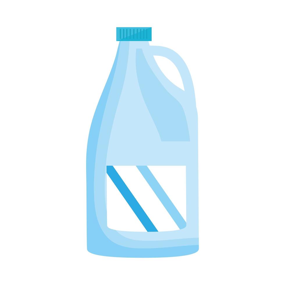 botella de plástico icono de contenedor de producto vector