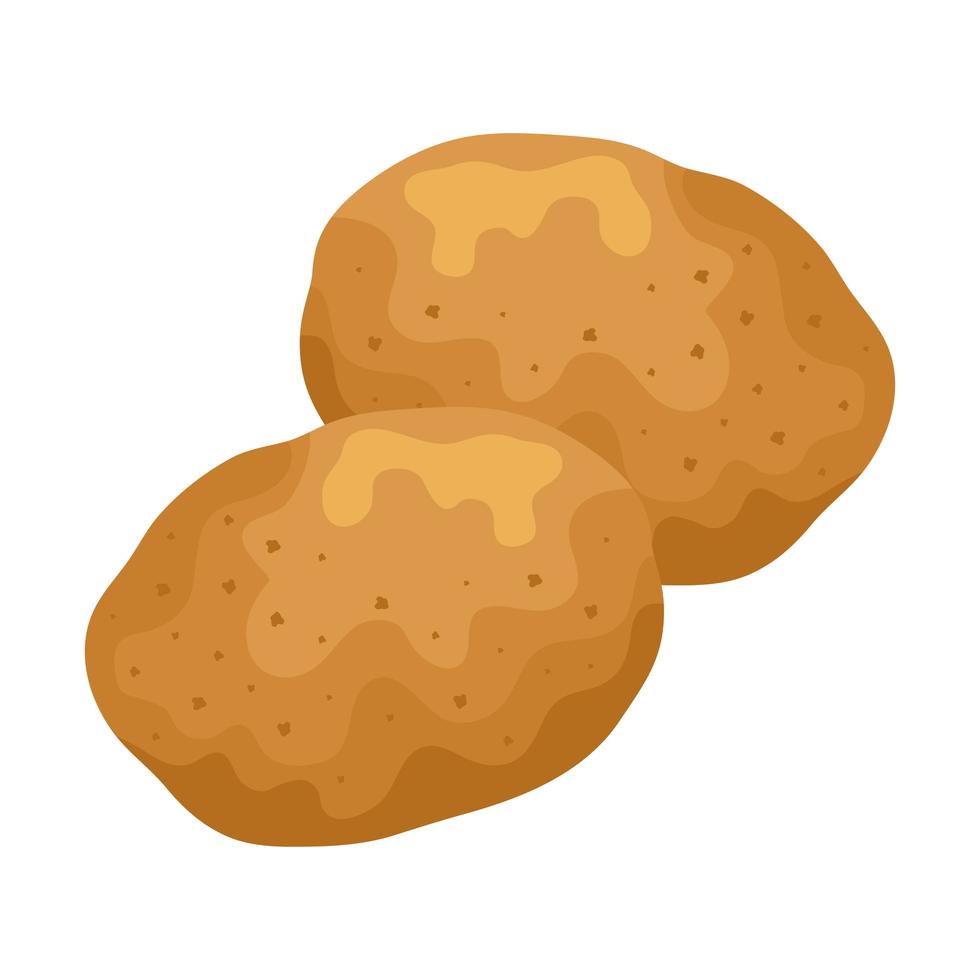 potatoes fresh vegetable vector