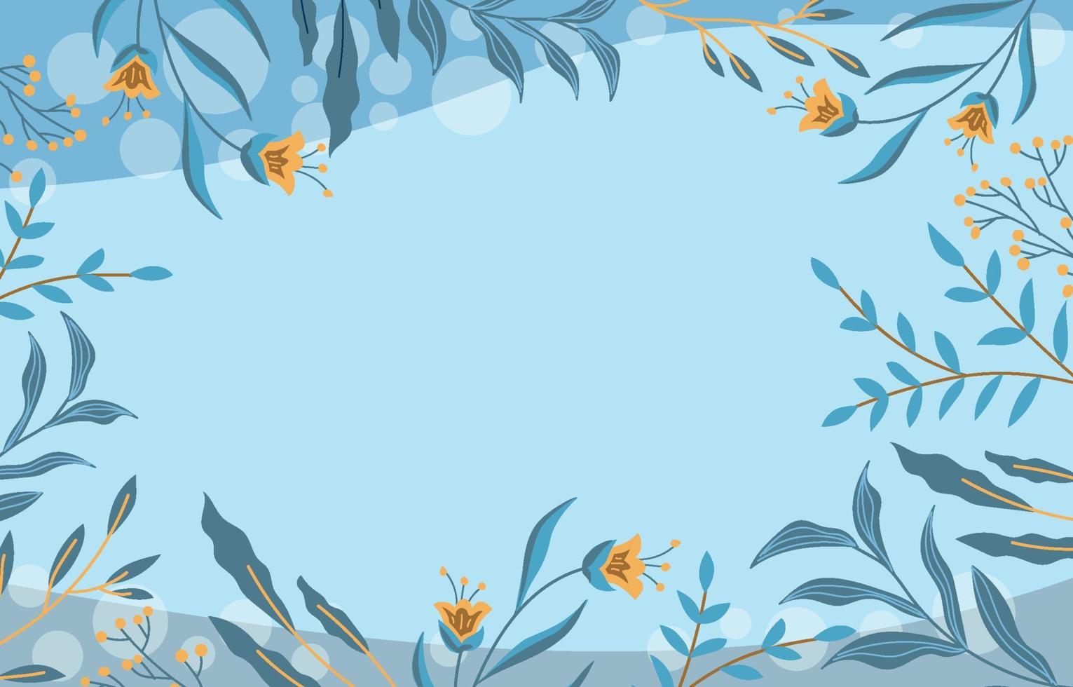 Winter Floral Background vector