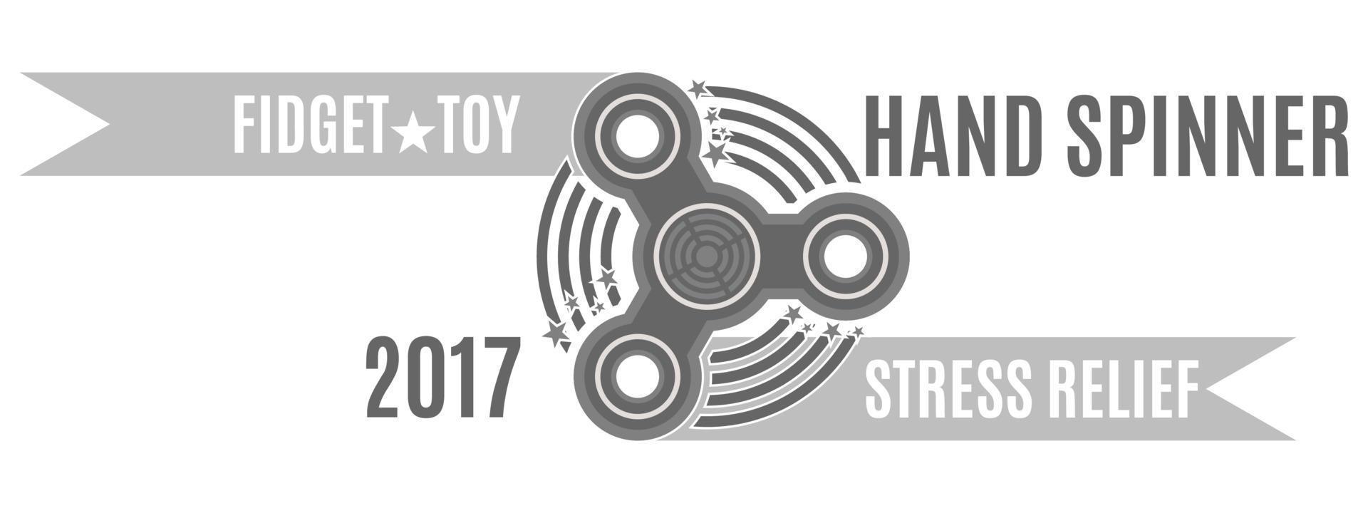 Toy of 2017 spinner the best way to relieve stress at work vector