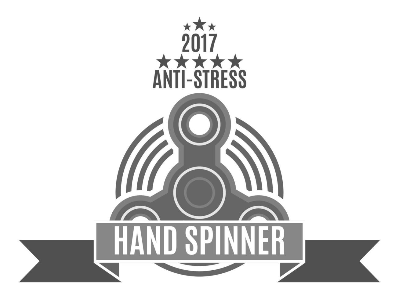 Poster Vector Illustration Spinner Stress Removal A Little