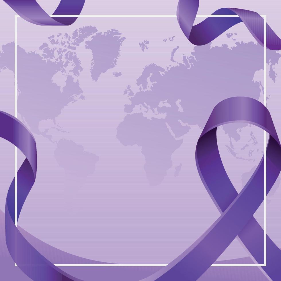 World Cancer Background vector