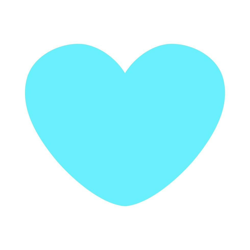 heart love symbol isolated icon vector