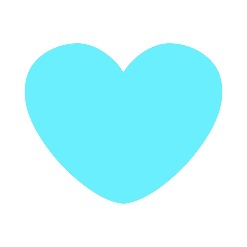 heart love symbol isolated icon vector