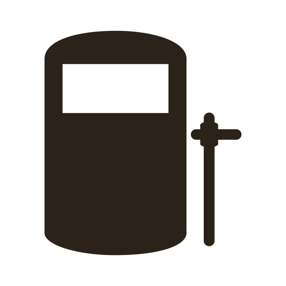 riot gear shield and weapon vector