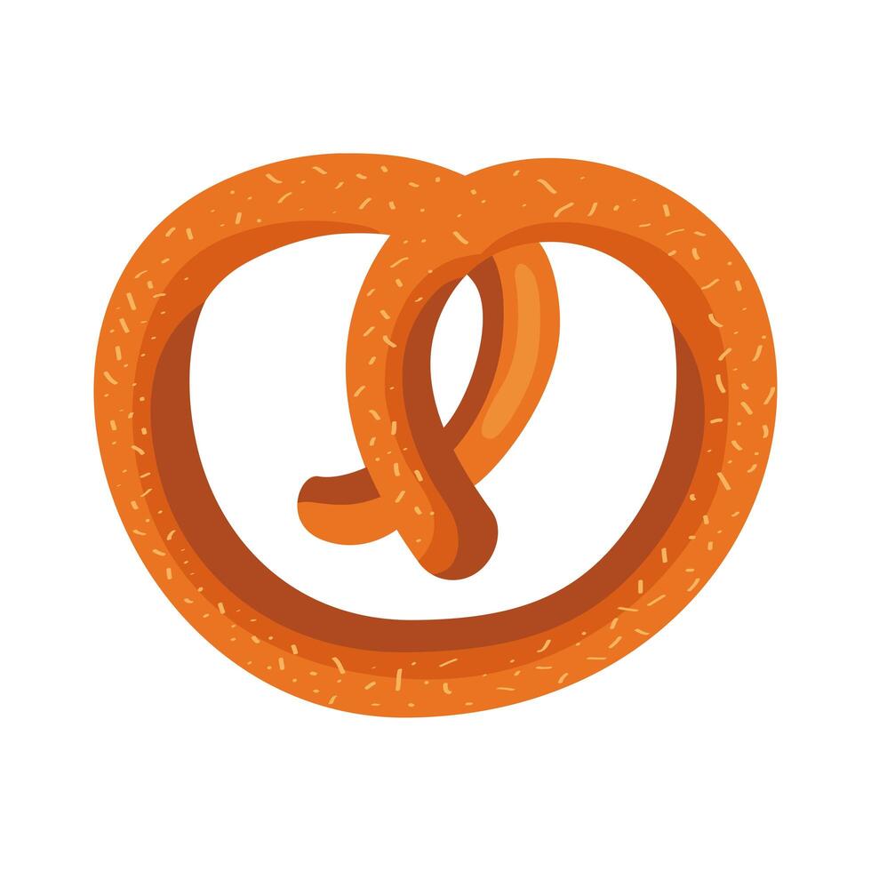 pastry pretzel product vector
