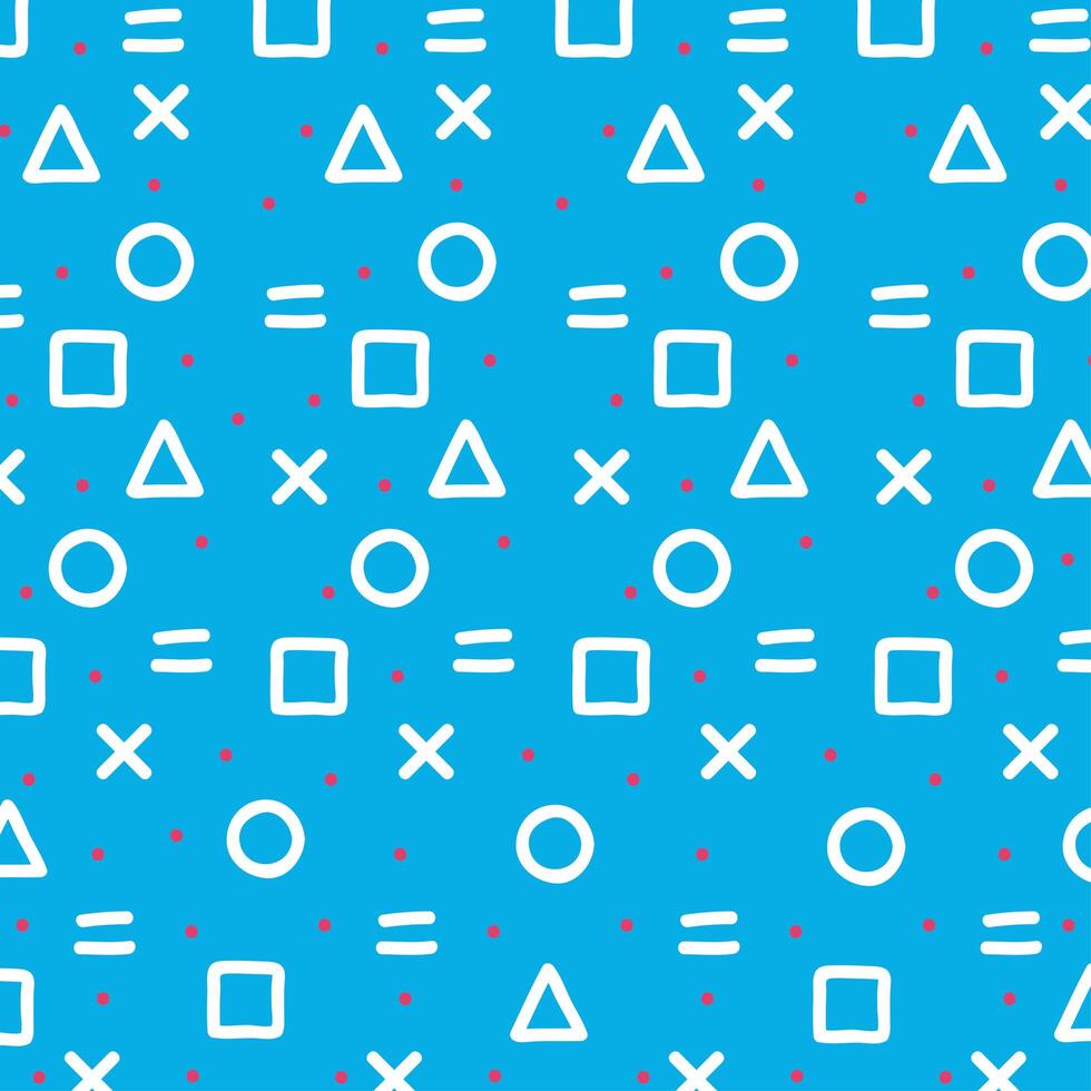 blue texture memphis vector