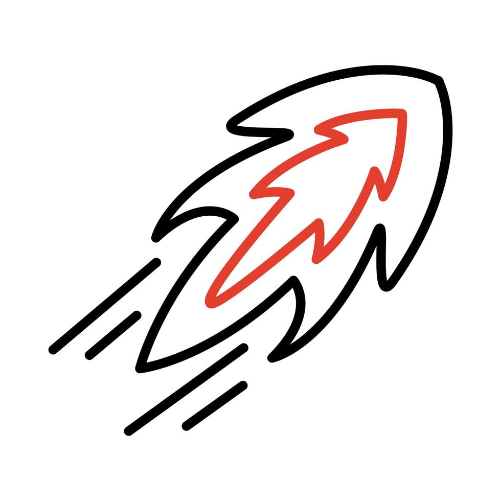 speed flame icon vector