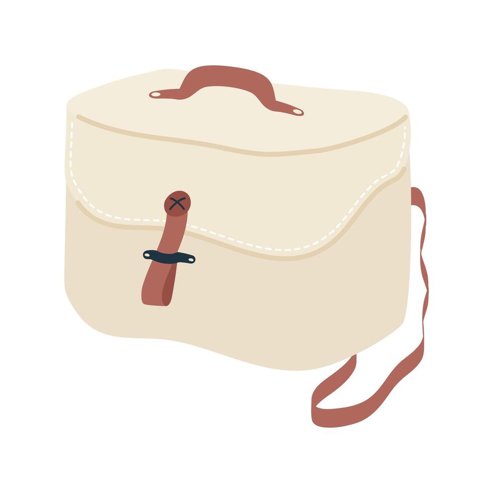 white bag isolated vector design