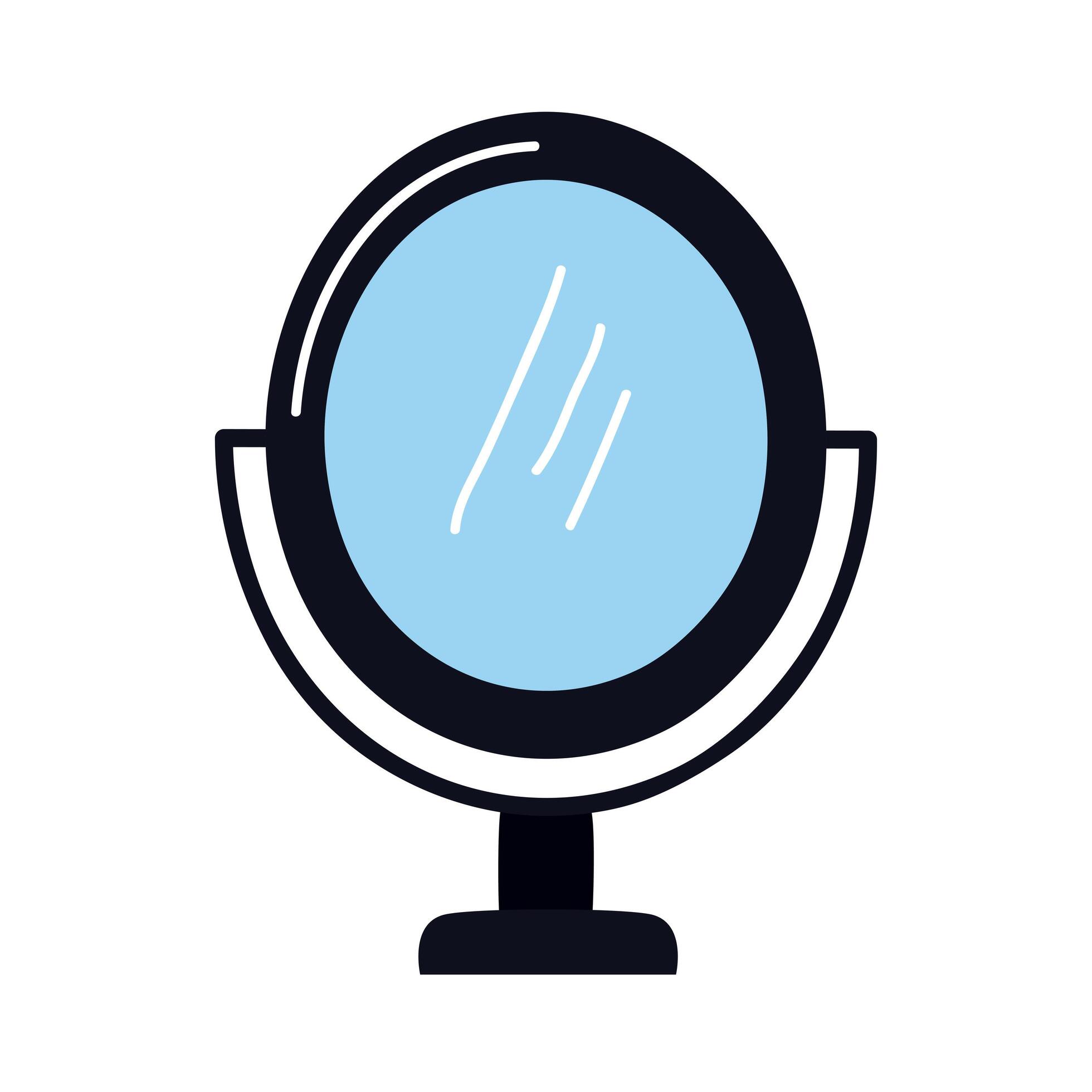 makeup mirror tool 3886336 Vector Art at Vecteezy