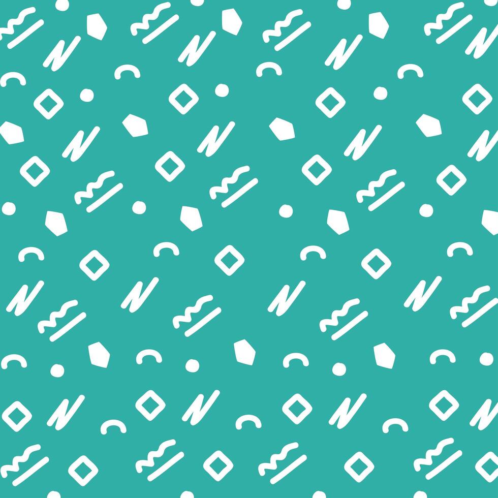 green texture memphis vector