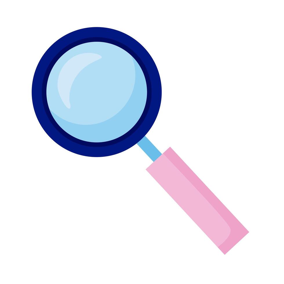 Search lupe icon vector
