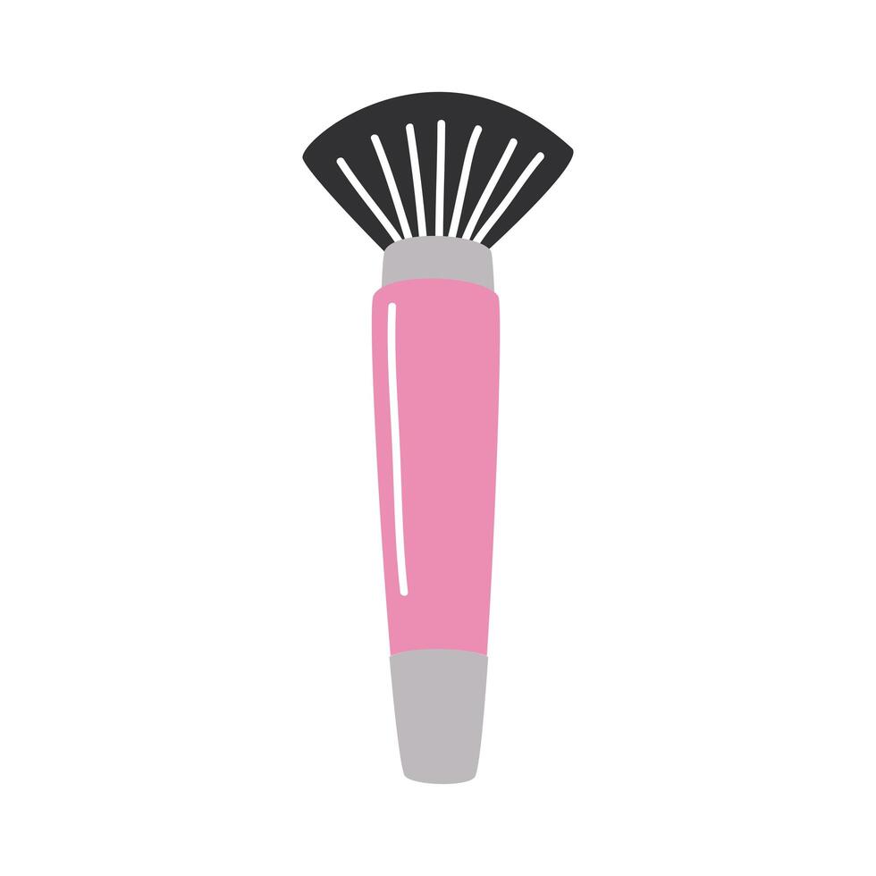 makeup brush accessory vector