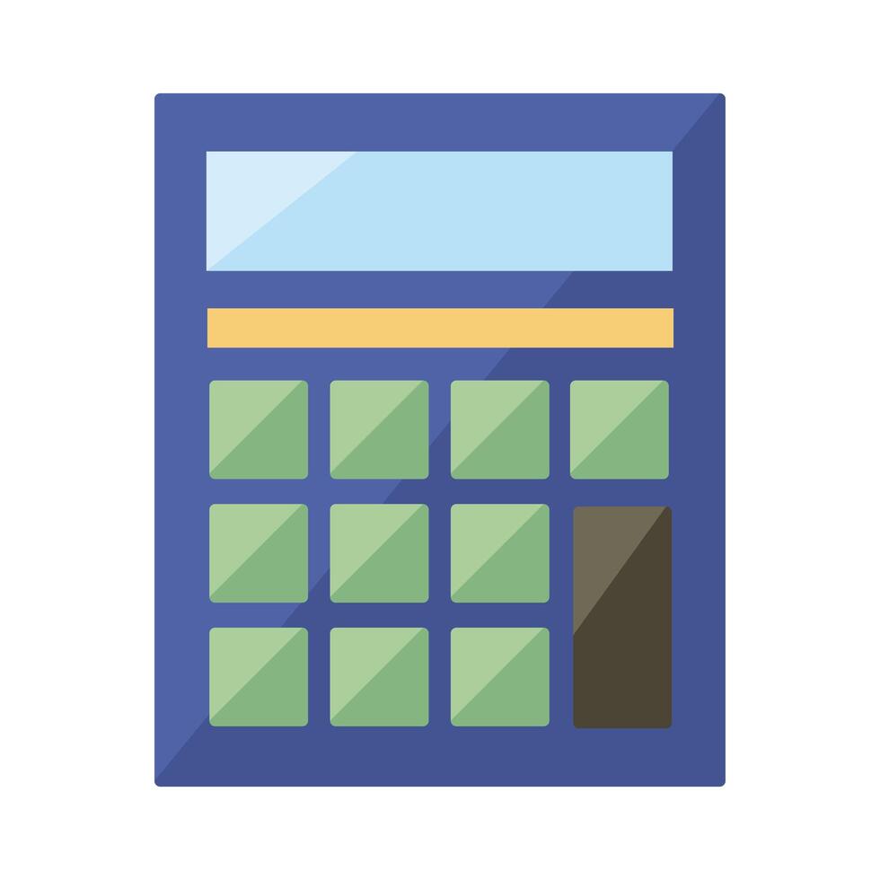 Calculator tool icon vector