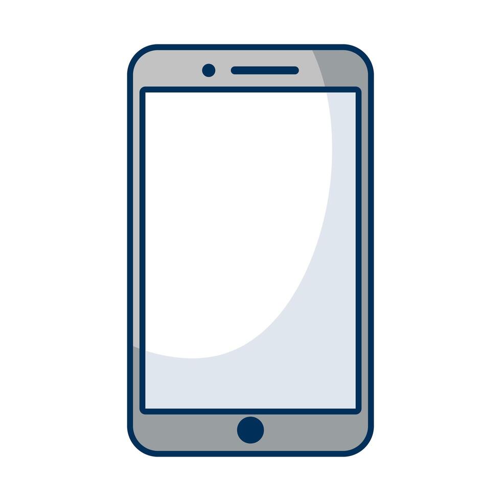 smartphone device technology isolated icon vector